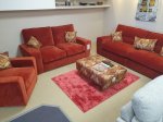 Lebus Clive 4 Seater Sofa & 2 Seater Sofa & Chair & Footstool - Ex Display