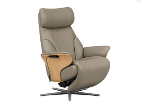 Stressless Adam (Wood) Power Recliner Chair (Sirius Base)