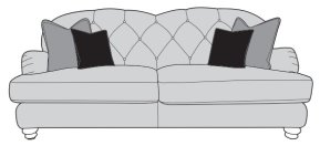 Buoyant Dumpling 3 Seater Sofa